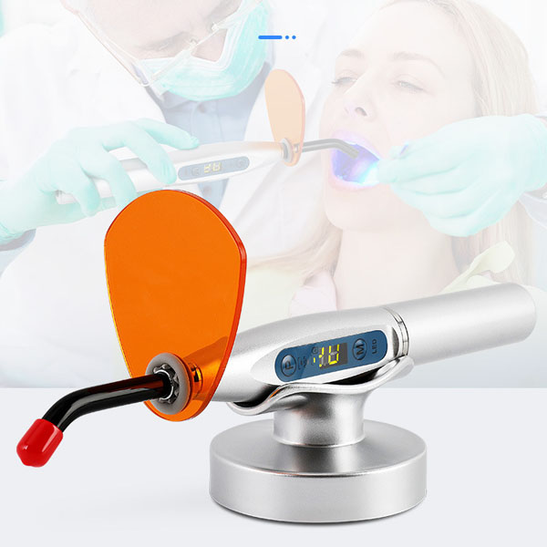 Wireless dental LED light curing